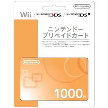 Nintendo eShop Card JP 1000 yen