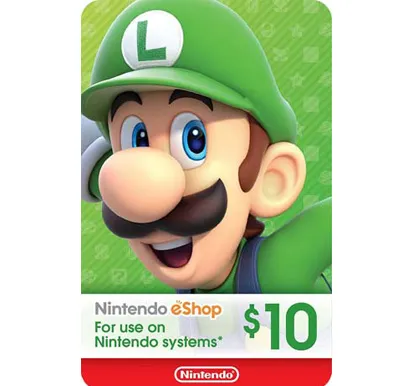Nintendo eShop Card US $10