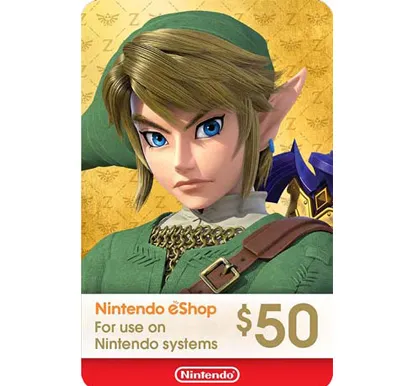 Nintendo eShop Card US $50