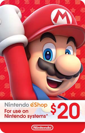 Карта пополнения nintendo eshop usa